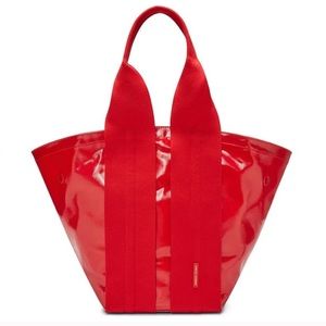 NWT Rebecca Minkoff Red Fan Reversible Tote